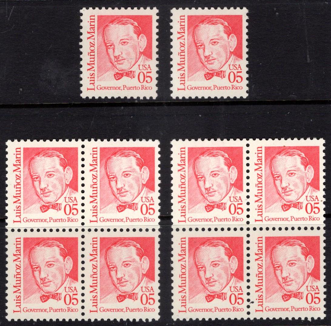 10 Luis MUNOZ MARIN Red - GOVERNOR of Puerto Rico - Politics